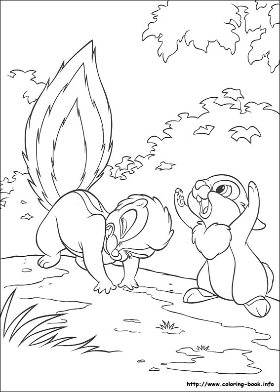 Bambi 2 coloring picture